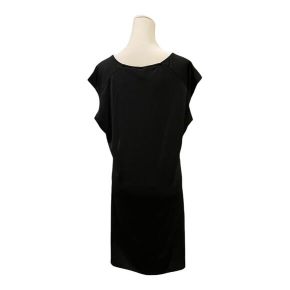 MT Collection Sheath Dress Women’s Black Sleeveless Crewneck L - Picture 2 of 9